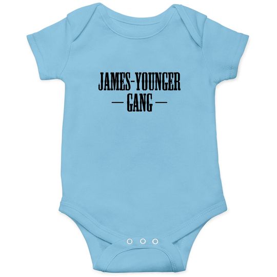 Discover James-Younger Gang Onesies