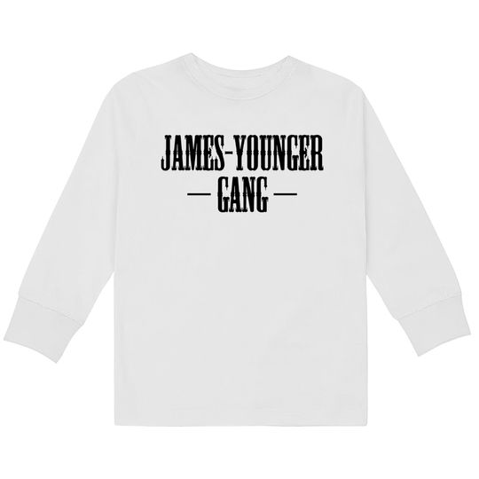 Discover James-Younger Gang Kids Long Sleeve T-Shirts