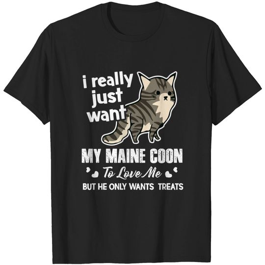 Discover Maine Coon Cat Lover Shirt T-shirt