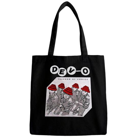 Discover Devo Band PREMIUM Shirt, Devo Freedom and Choice Bags