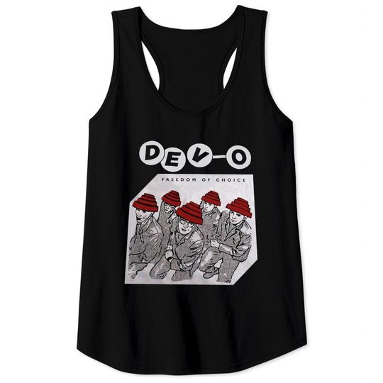 Discover Devo Band PREMIUM Shirt, Devo Freedom and Choice Tank Tops