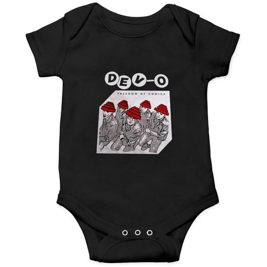 Discover Devo Band PREMIUM Onesie, Devo Freedom and Choice Onesies