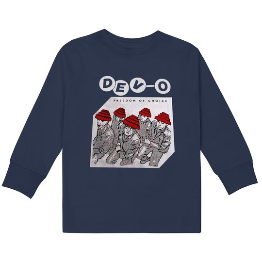 Discover Devo Band PREMIUM Shirt, Devo Freedom and Choice Kids Long Sleeve T-Shirts