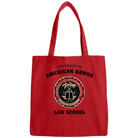 Discover University of American Samoa Law School shirt American Samoa Logo Bags