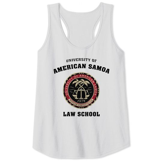 Discover University of American Samoa Law School shirt American Samoa Logo Tank Tops
