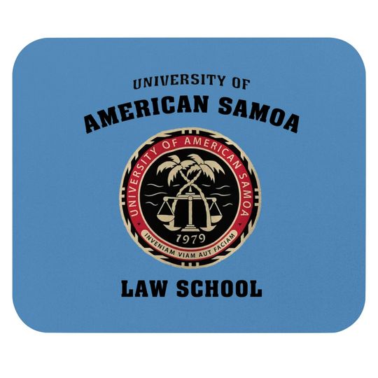 Discover University of American Samoa Law School Mouse Pad American Samoa Logo Mouse Pads