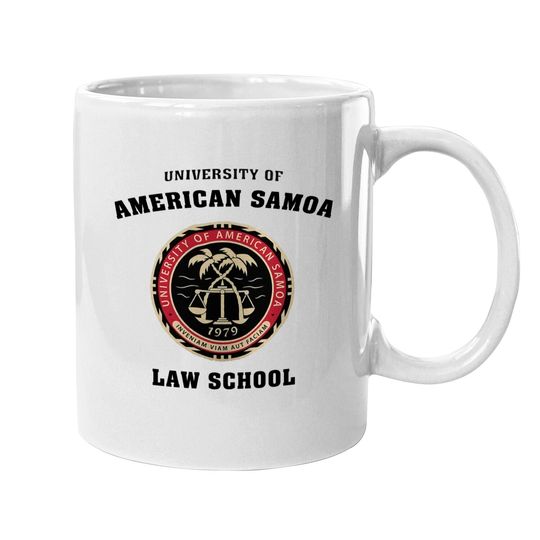 Discover University of American Samoa Law School Mug American Samoa Logo Mugs