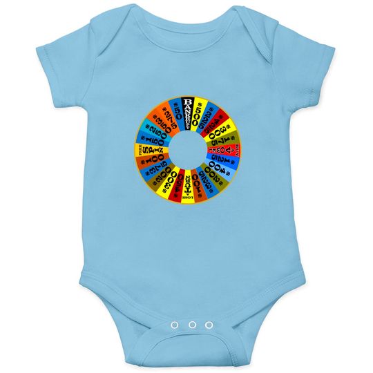 Discover Wheel of Fortune logo Onesie Onesies