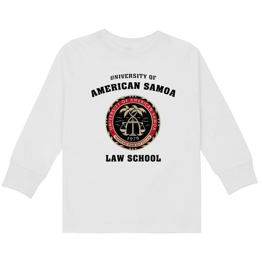 Discover University of American Samoa Law School shirt American Samoa Logo Kids Long Sleeve T-Shirts
