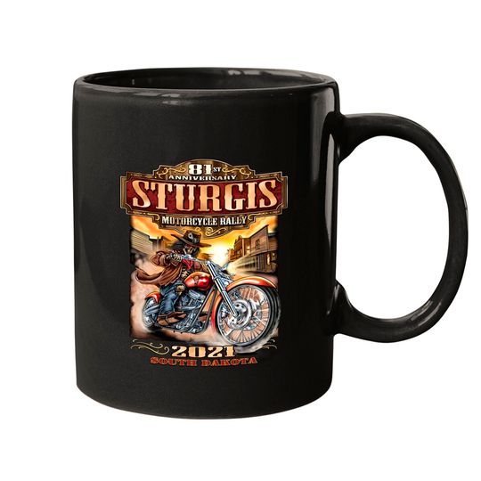 Discover 2021 Sturgis Motorcycle Rally 81st Anniversary Wild Bill Mugs