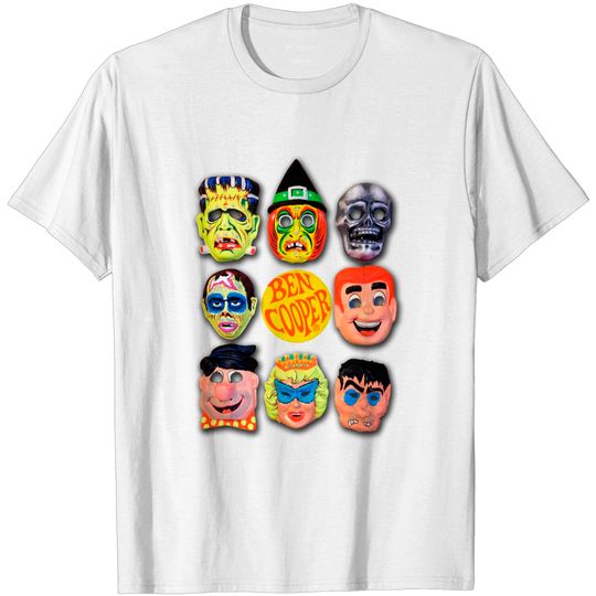 Discover Vintage Ben Cooper Halloween Masks - Halloween - T-Shirt
