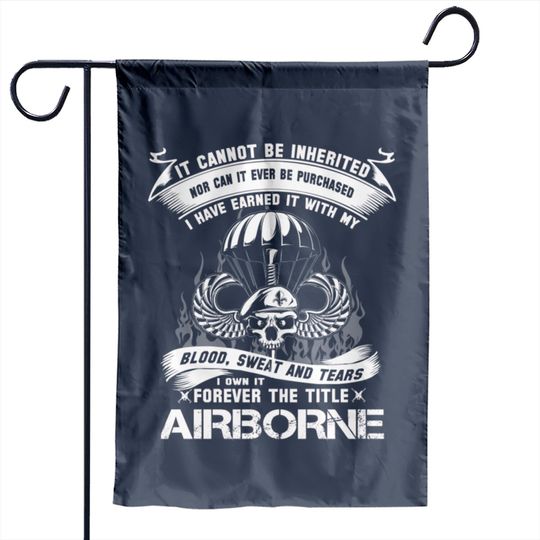 Discover Airborne Division Garden Flag
