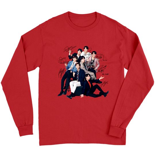 Discover BTS Group Long Sleeve Shirt