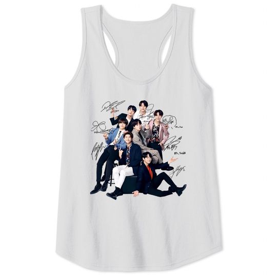 Discover BTS Group Tank Top