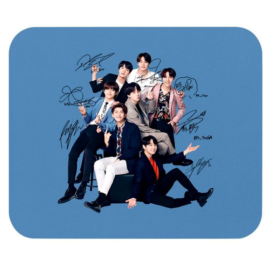 Discover BTS Group Mouse Pad