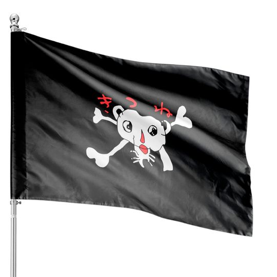 Discover One Piece Artist Luffy Foxy Pirates Jolly Roger - One Piece - House Flags