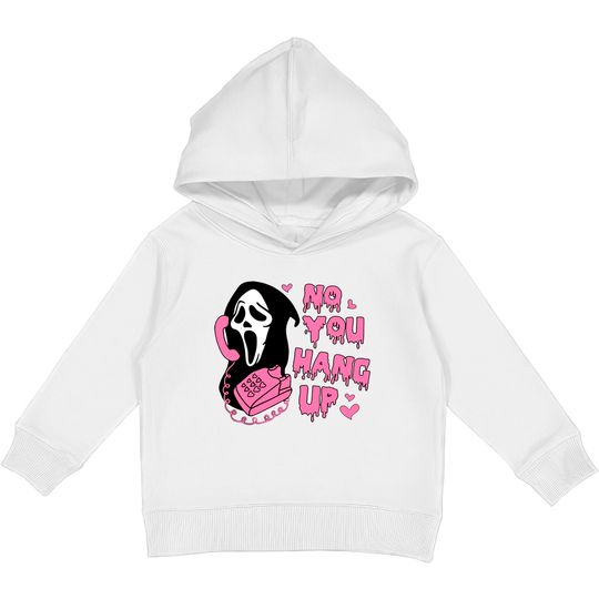 Discover No You Hang Up Halloween Kids Pullover Hoodies, Ghostface Scream