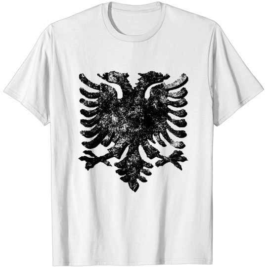 Discover Albanian Flag Vintage T-shirt