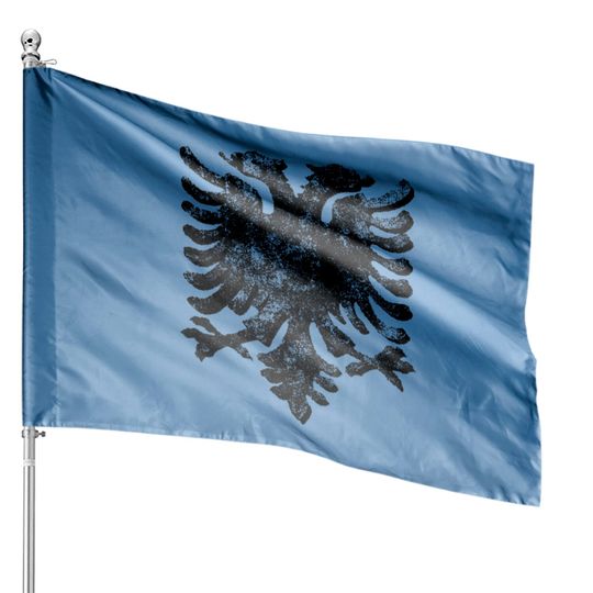 Discover Albanian Flag Vintage House Flags
