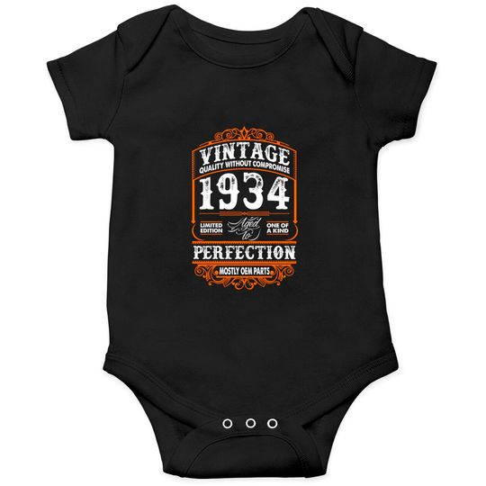 Discover Vintage 1934 Perfection Mostly OEM Parts Onesies
