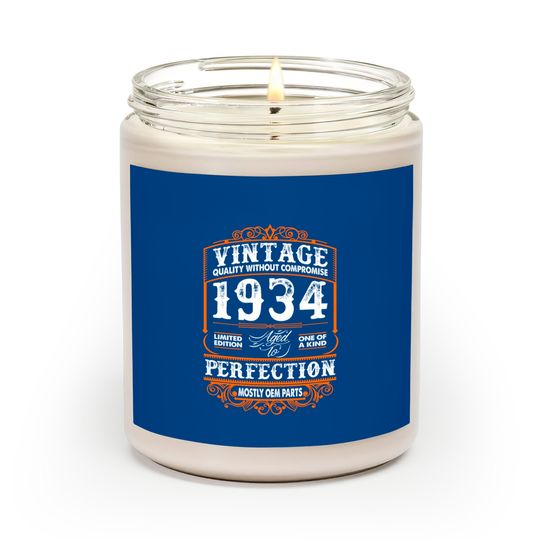 Discover Vintage 1934 Perfection Mostly OEM Parts Scented Candles