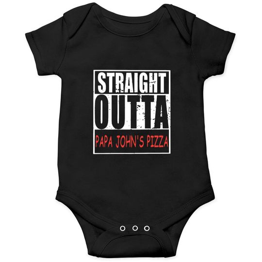 Discover straight outta papa john is pizza chef Onesies