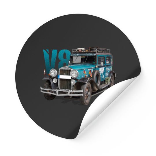 Discover Hudson V8 Stickers