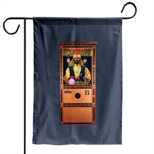 Discover Mysterious Zoltar Fortune Teller Machine Classic Garden Flags