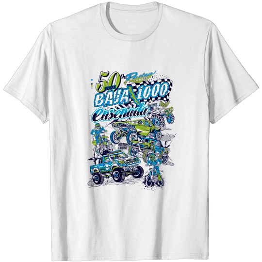 Discover Racing Triple X Off Road Baja 1000 Race Ensenada T-shirt