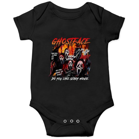 Discover Vintage Scream Ghostface Onesies