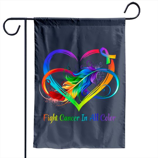 Discover Fight Cancer In All Color Garden Flag, Cancer Victim, Garden Flags