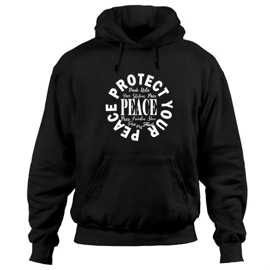 Discover Protect Your Peace (White) Hoodies