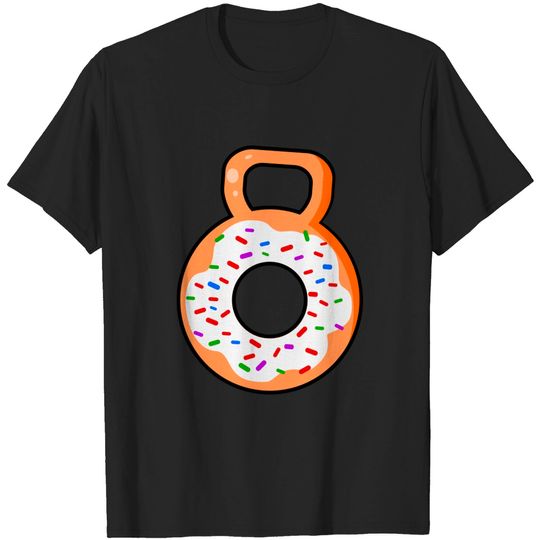 Discover Kettlebell Donut Funny Gym - Funny Gym - T-Shirt
