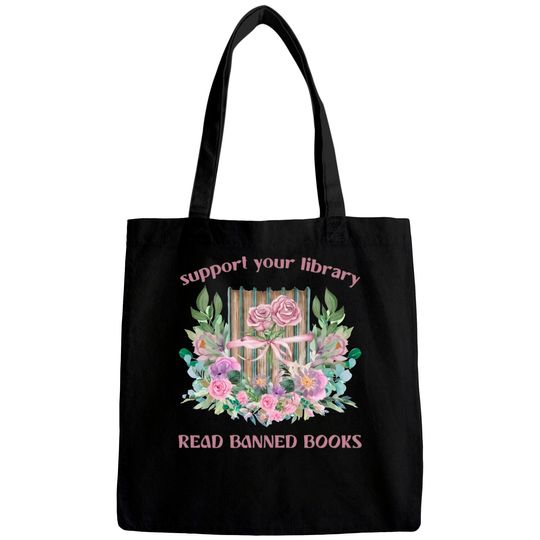 Discover Read Banned Books Tee: Support Your Library | Bags for Librarian