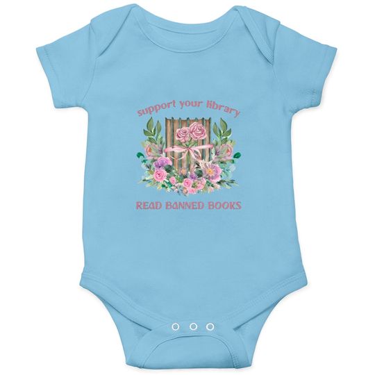 Discover Read Banned Books Onesie: Support Your Library | Onesies for Librarian