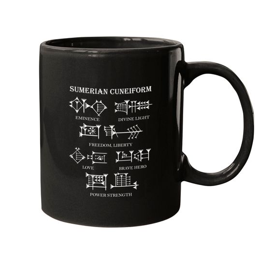 Discover Sumerian Cuneiform Mugs