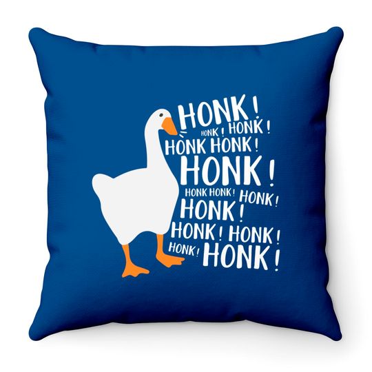 Discover Untitled Goose Honk - Untitled Goose Game - Throw Pillows