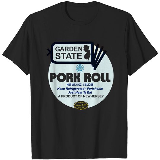 Discover New Jersey Pork Roll - Pork Roll - T-Shirt