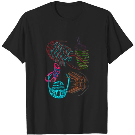 Discover Ordovician Era Trilobites - Trilobite Fossils - T-Shirt