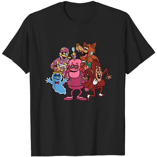Discover Cereal Monsters T ShirtCereal Monster Group T-shirt