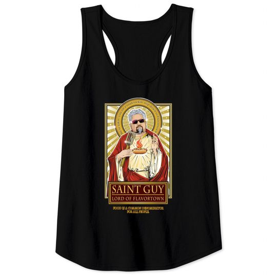 Discover Saint Guy - Guy Fieri - Tank Tops