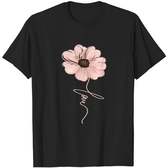 Discover Pink Flower T-shirt