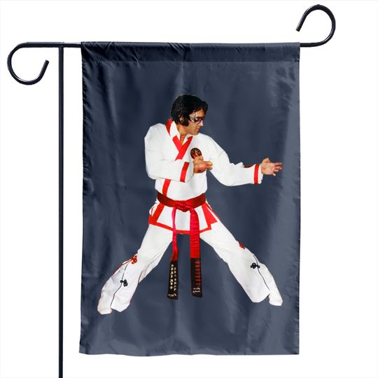 Discover Karate Elvis - Elvis Presley - Garden Flags