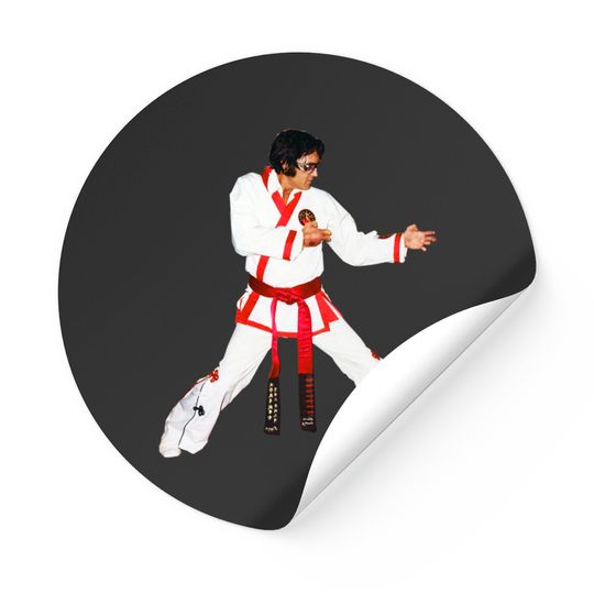 Discover Karate Elvis - Elvis Presley - Stickers