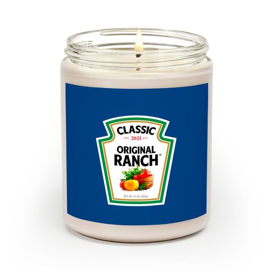 Discover Ranch Sauce Green Salad Dressing Halloween Scented Candles