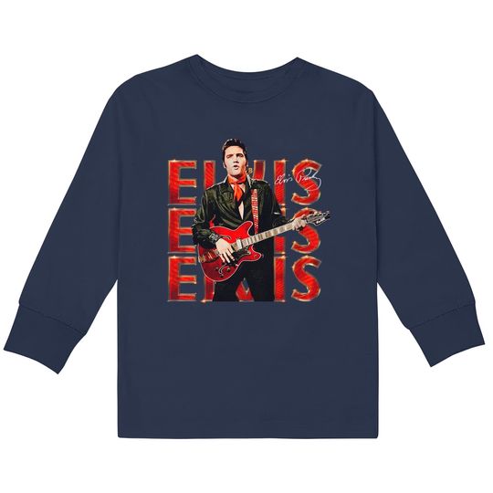Discover Elvis Presley Rock Art Kids Long Sleeve T-Shirts, Elvis Presley 2022 Kids Long Sleeve T-Shirts