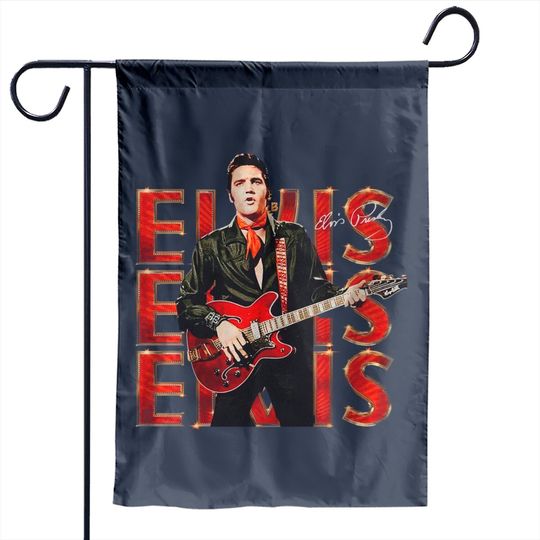 Discover Elvis Presley Rock Art Garden Flags, Elvis Presley 2022 Garden Flags