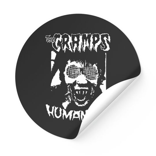 Discover The Cramps Unisex Stickers: Human Fly