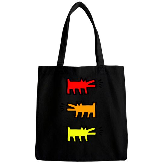 Discover Keith Haring Dog Merch Bags