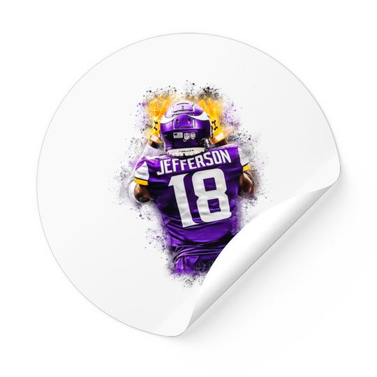 Discover Jefferson - Justin Jefferson - Stickers